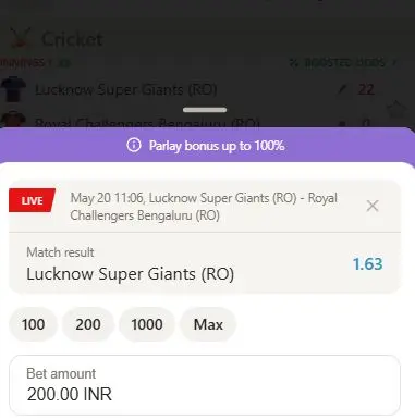 cricket betting