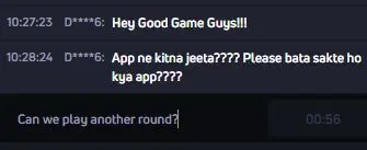JetX Parimatch app live chat
