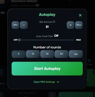 Crash X auto betting