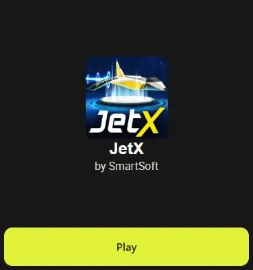 Play JetX game on mobile