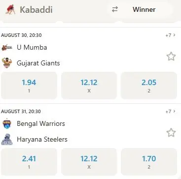 PKL betting