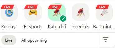 place bet on kabaddi