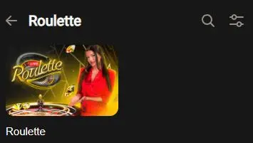 live roulette games Parimatch