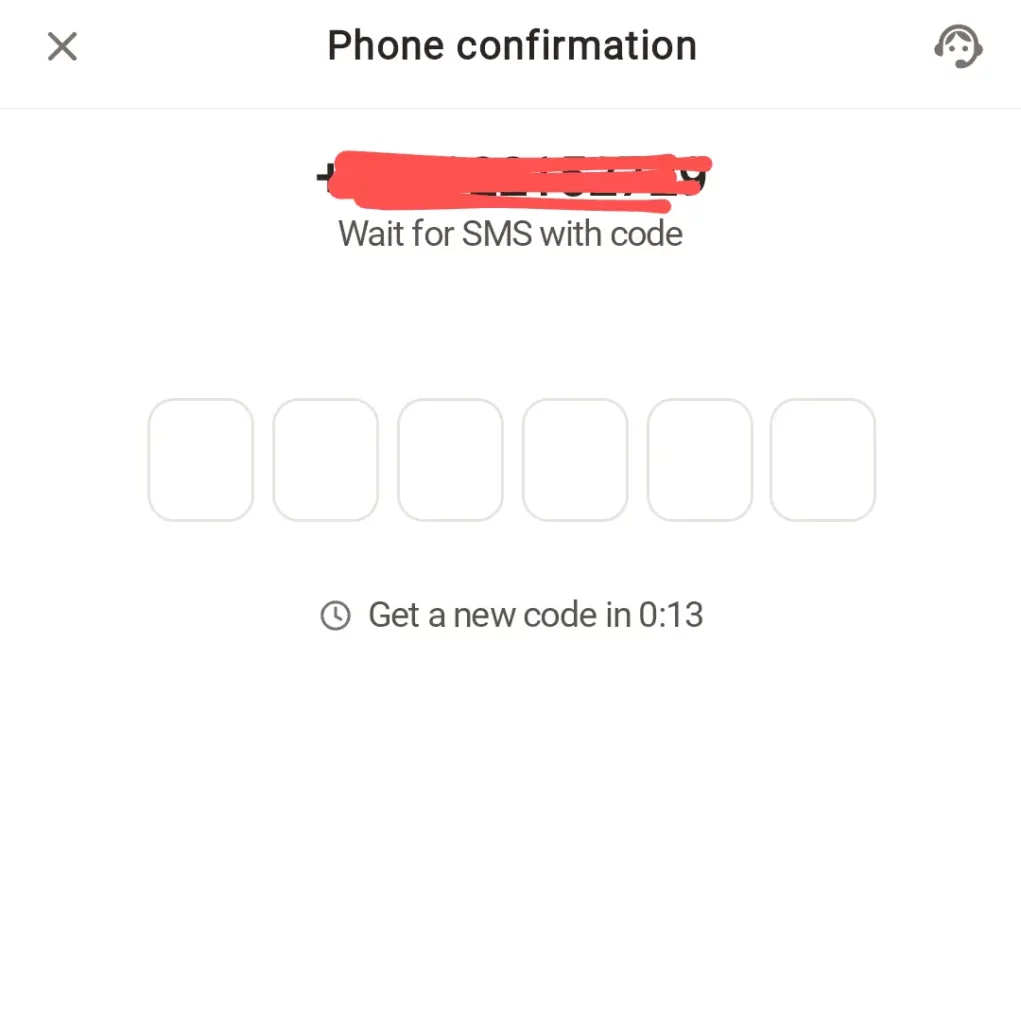 Parimatch app OTP verification