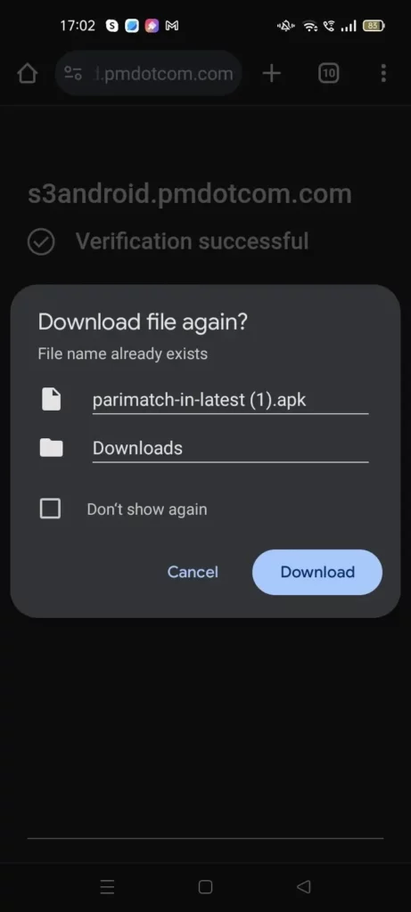 Parimatch Latest APK Download