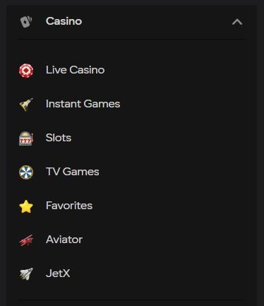 Parimatch casino games
