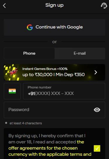 Parimatch casino sign up